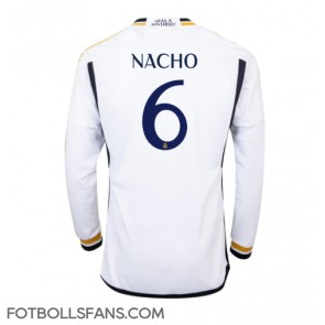 Real Madrid Nacho #6 Replika Hemmatröja 2023-24 Långärmad